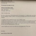 Letter from 6th Grade Student